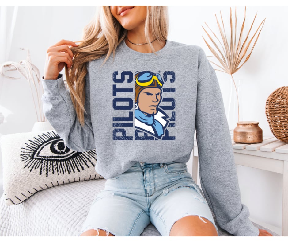 Pilots Mascot Grey (All Options)