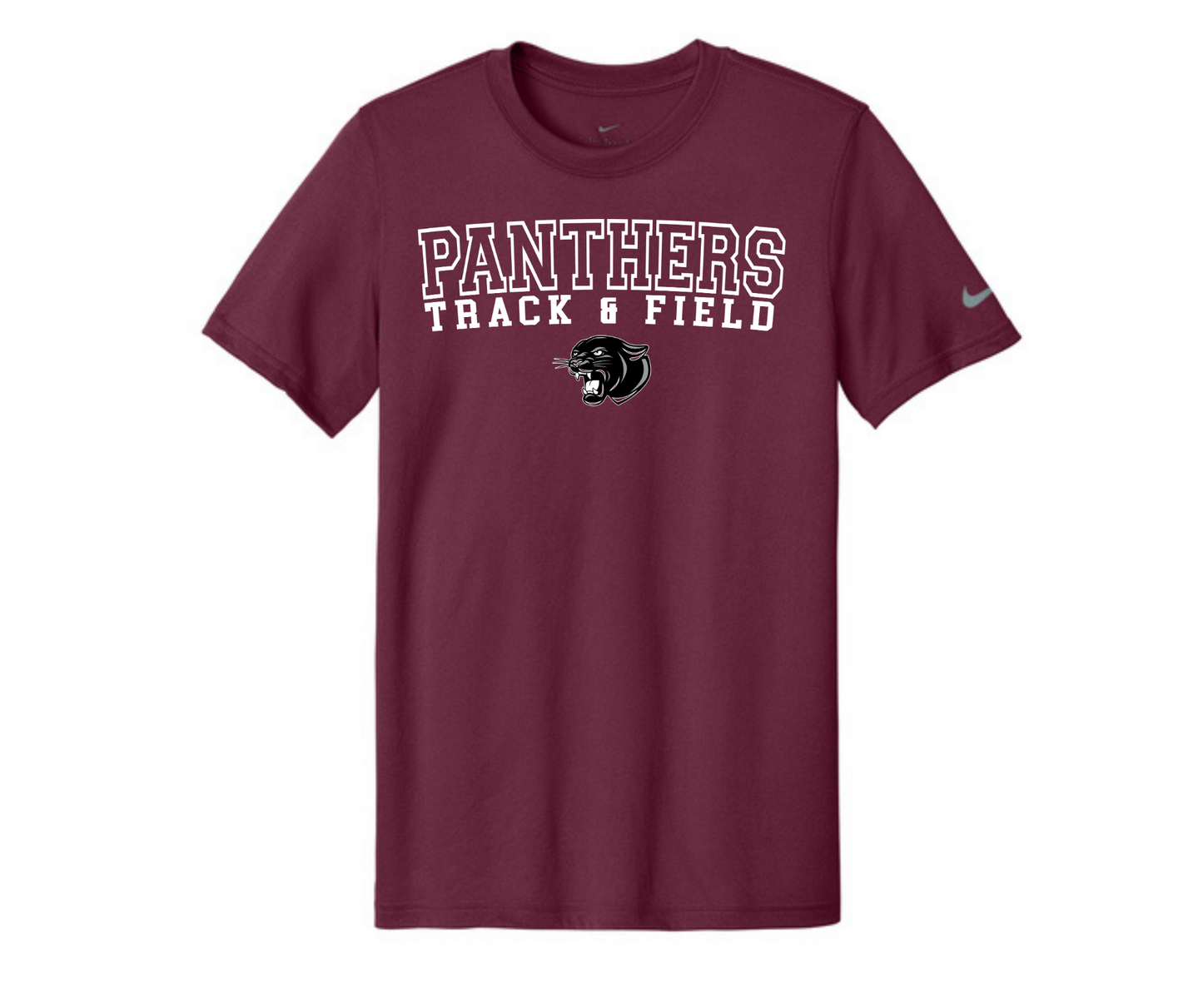 Panther Track & Field Nike Shirt Maroon