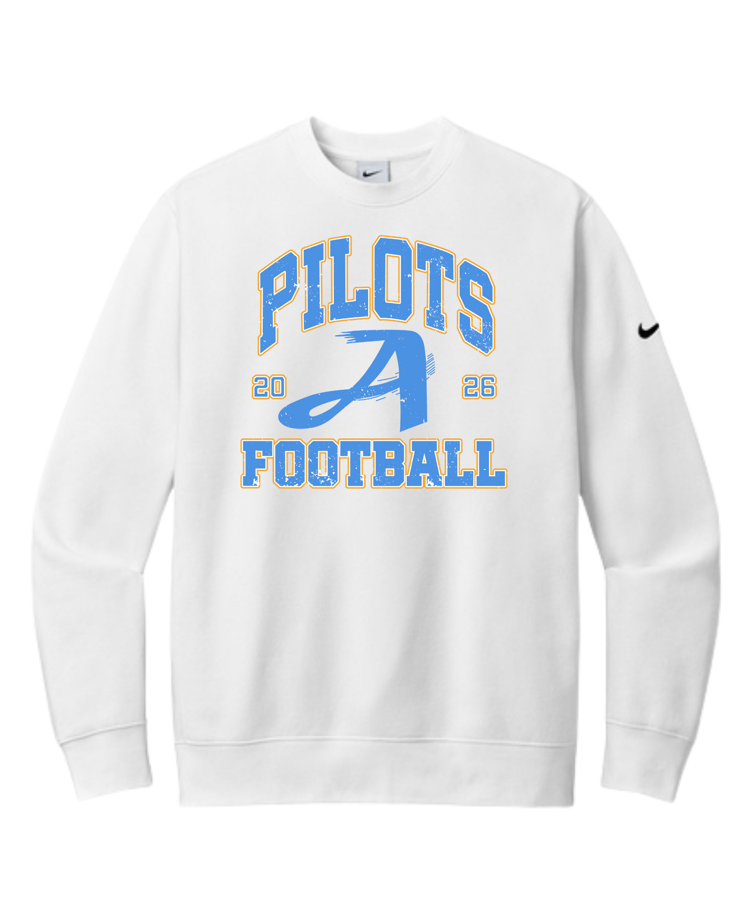 Pilots Football Nike Club Fleece Crew