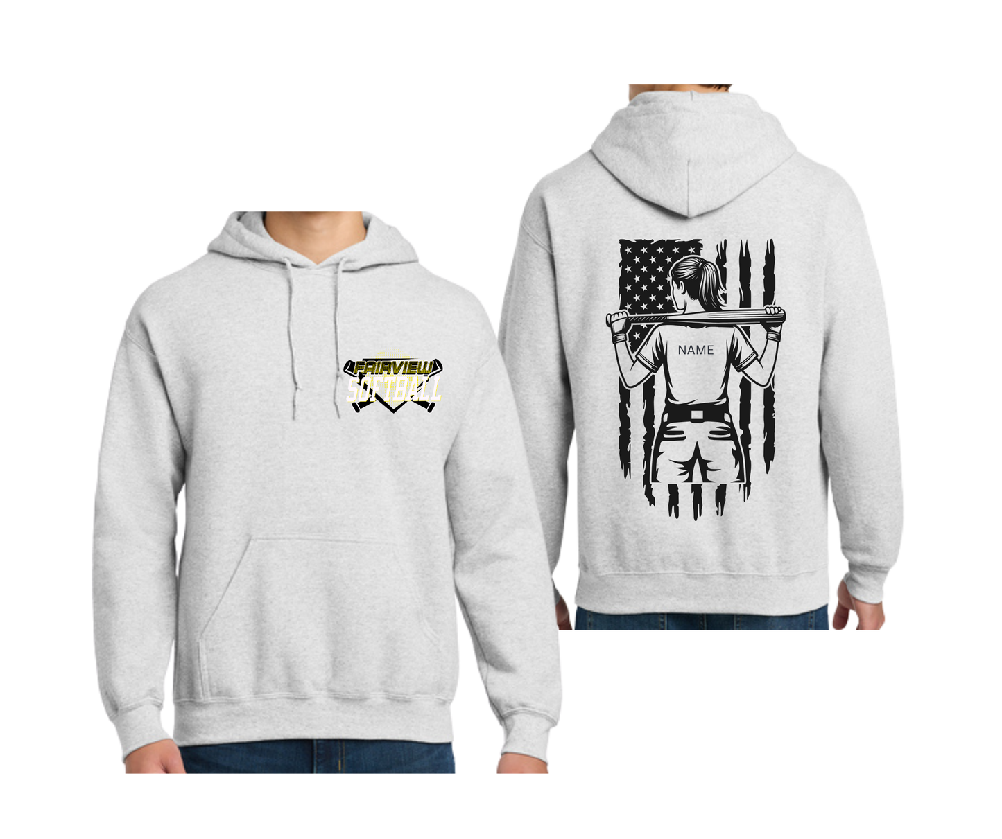 Apache SOFTBALL Player Back