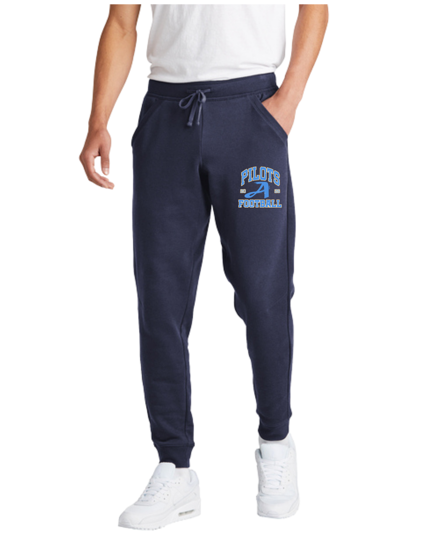 Pilots Football Joggers Navy