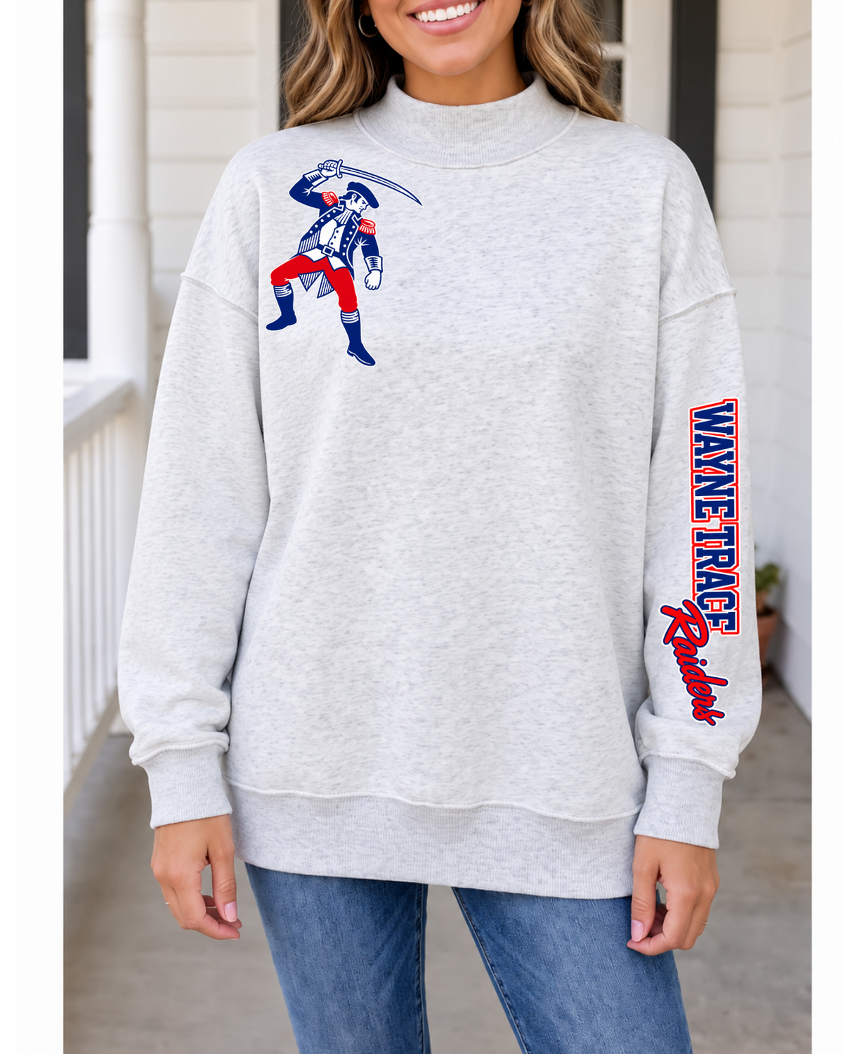 Raiderman Mock Neck