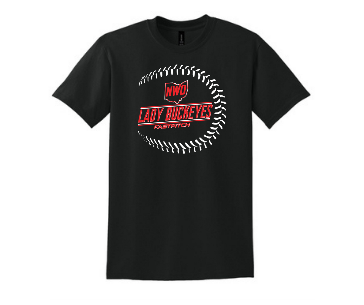 NWO Lady Buckeye Softball Black (All Options)