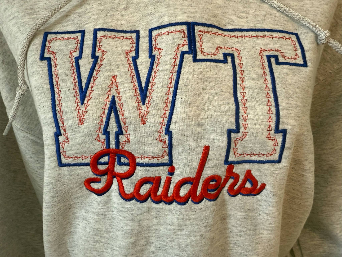 Embroidered WT Raiders Ash Grey
