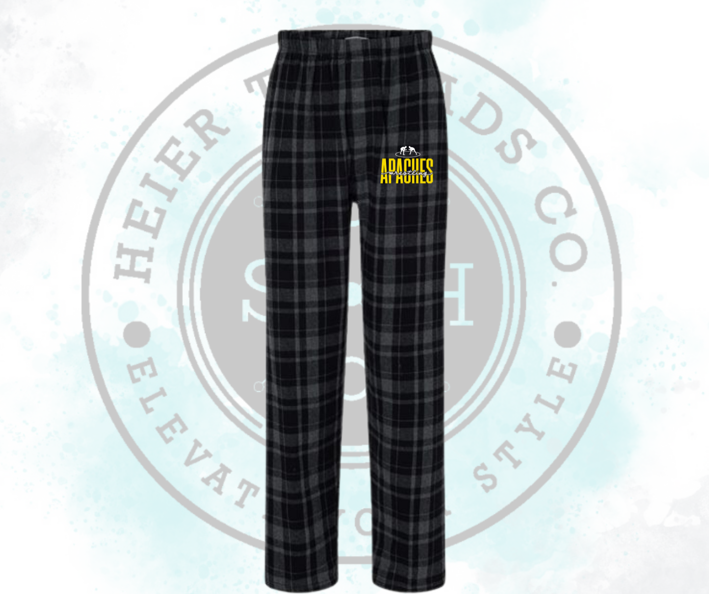 Apache Wrestling Flannel Pants with Pockets