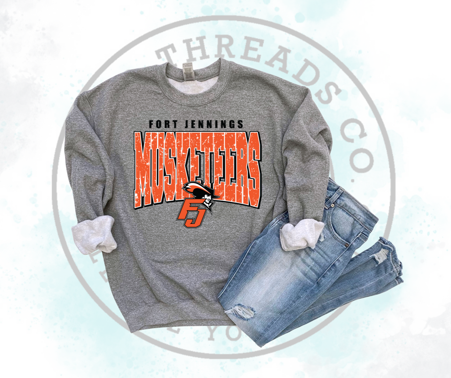 Fort Jennings Musketeers Grey (All Options)