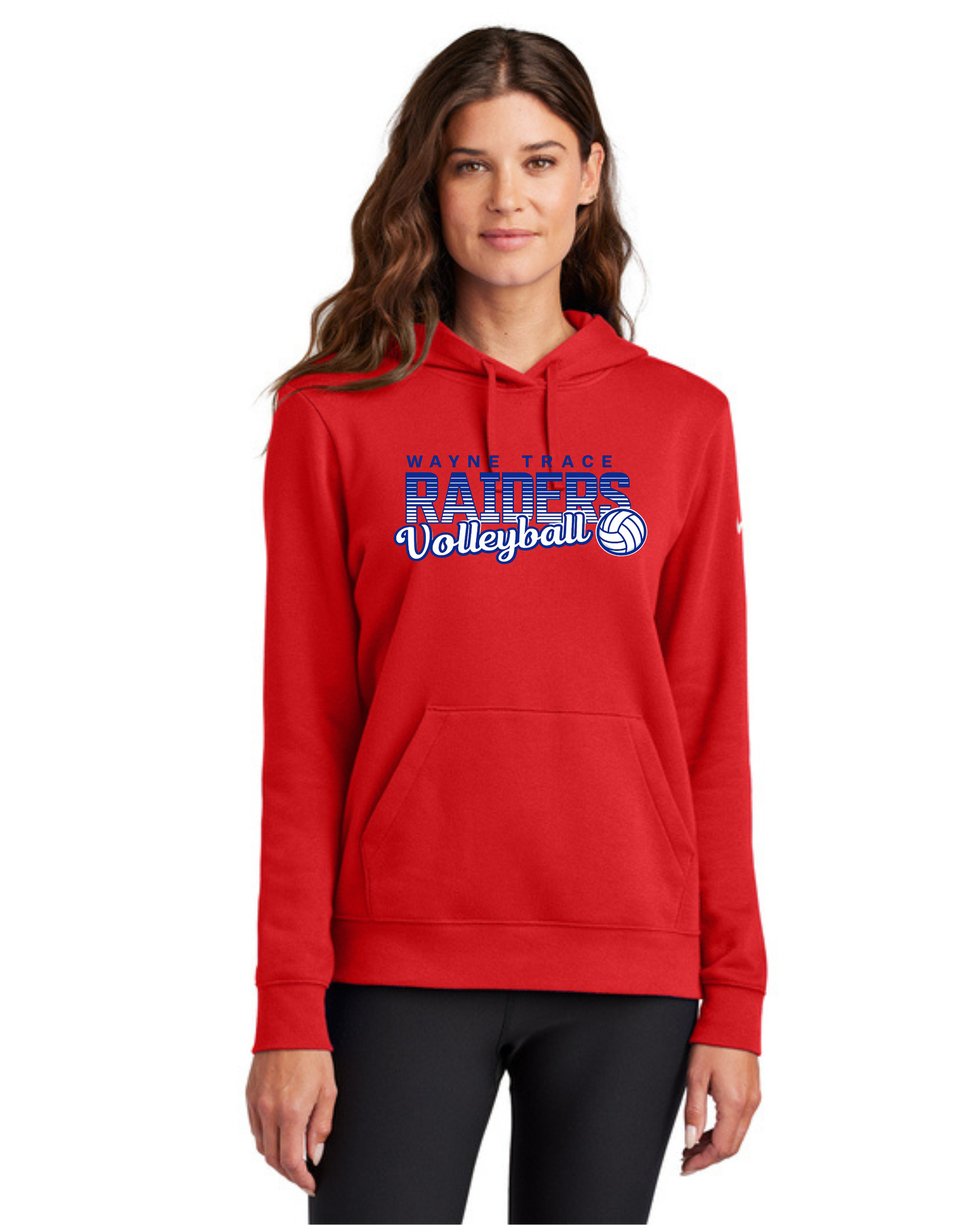 Raider Volleyball Nike Fleece Club Hoodie