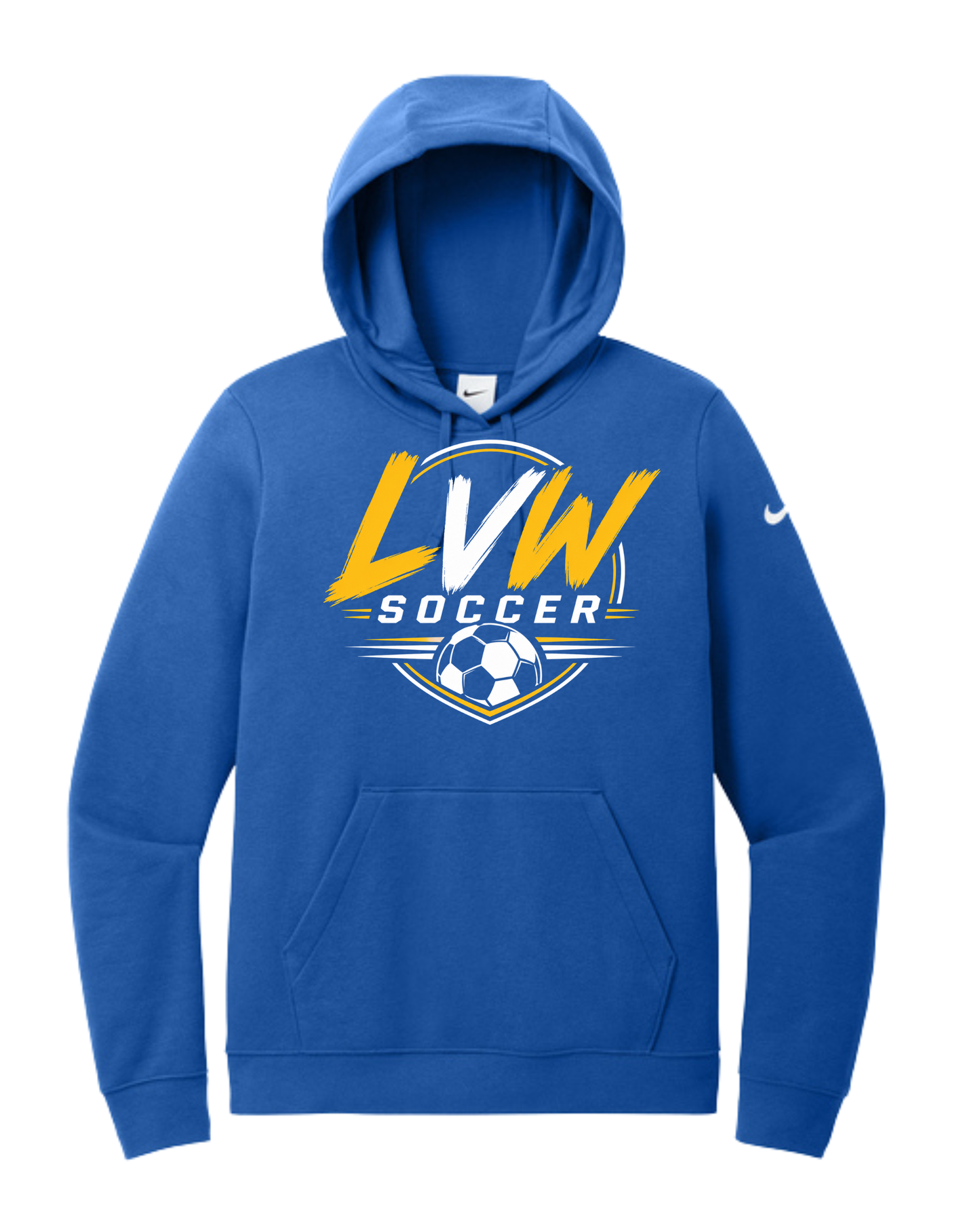LVW Soccer Blue Nike Fleece Club Hoodie