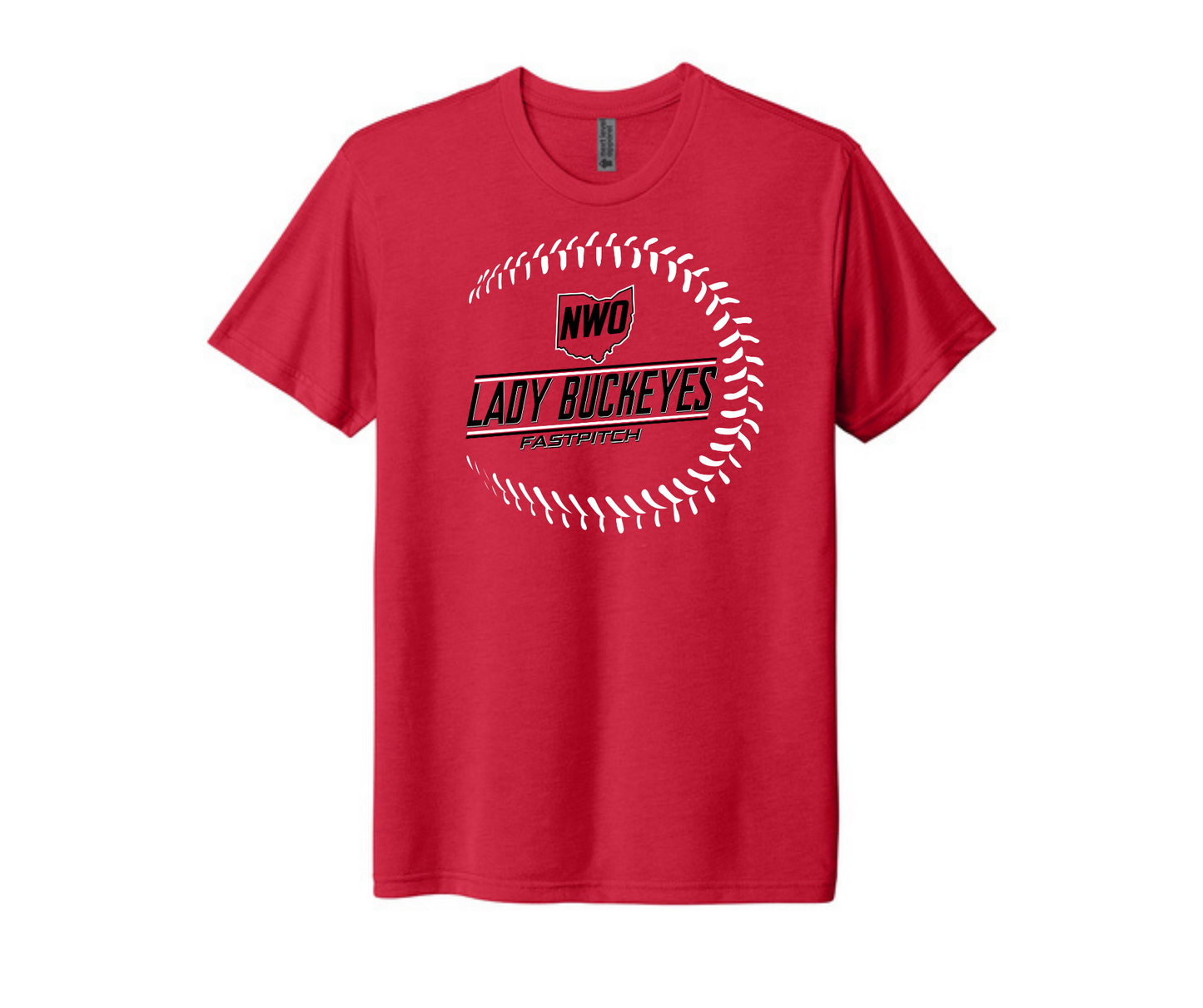 NWO Lady Buckeye Softball Red (All Options)
