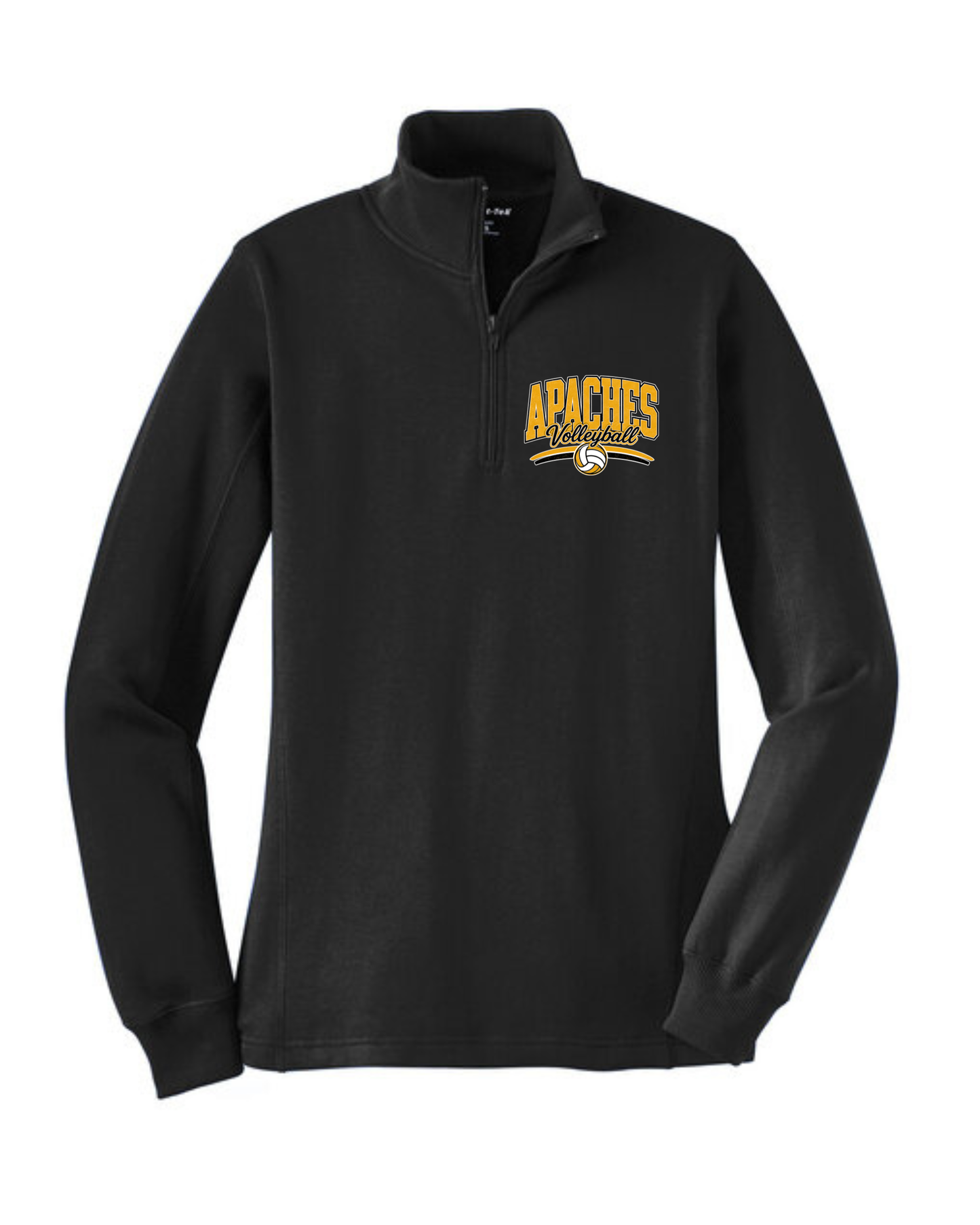 Apache Volleyball Sport-Tek® Women's 1/4-Zip Sweatshirt