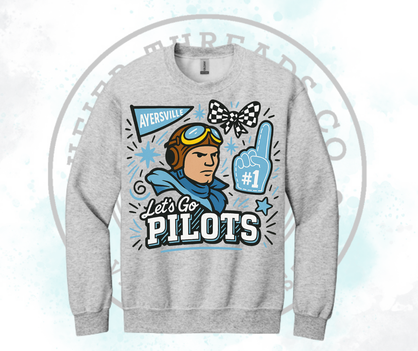 Lets Go Pilots Ash (All Options)