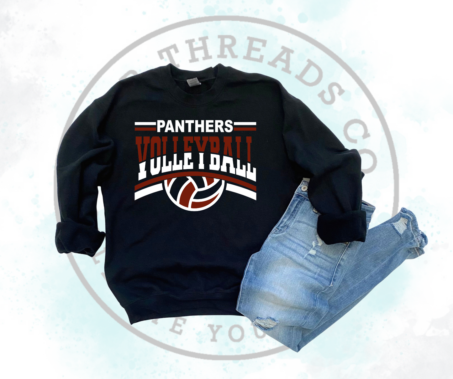 Panther Volleyball Black (All Options)