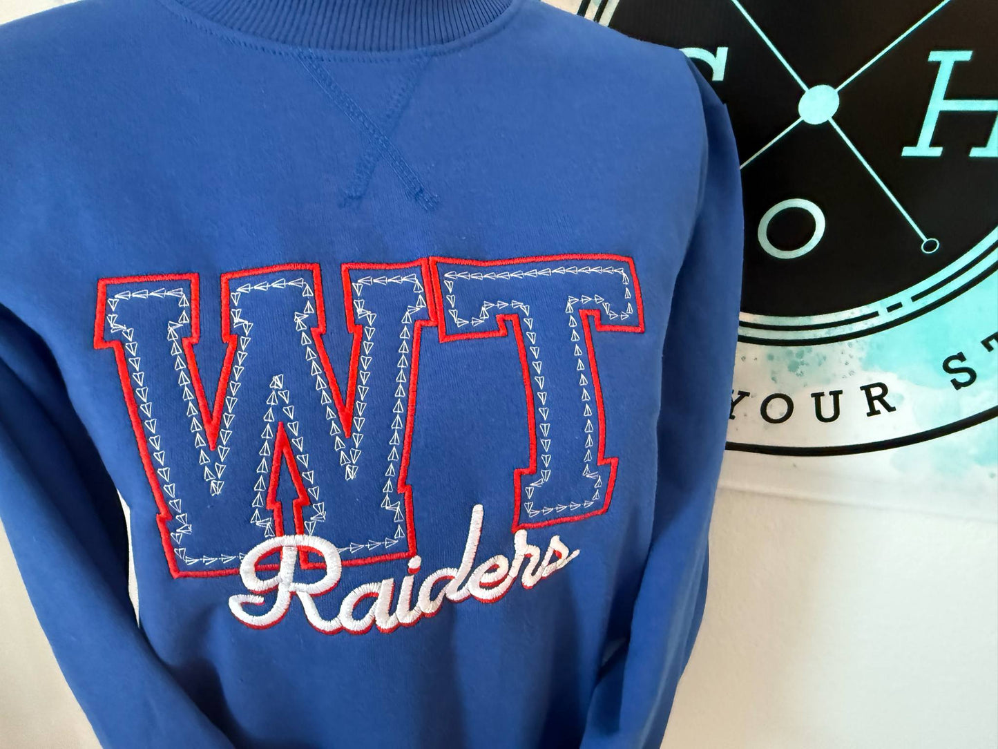 Embroidered WT Raiders Royal Blue