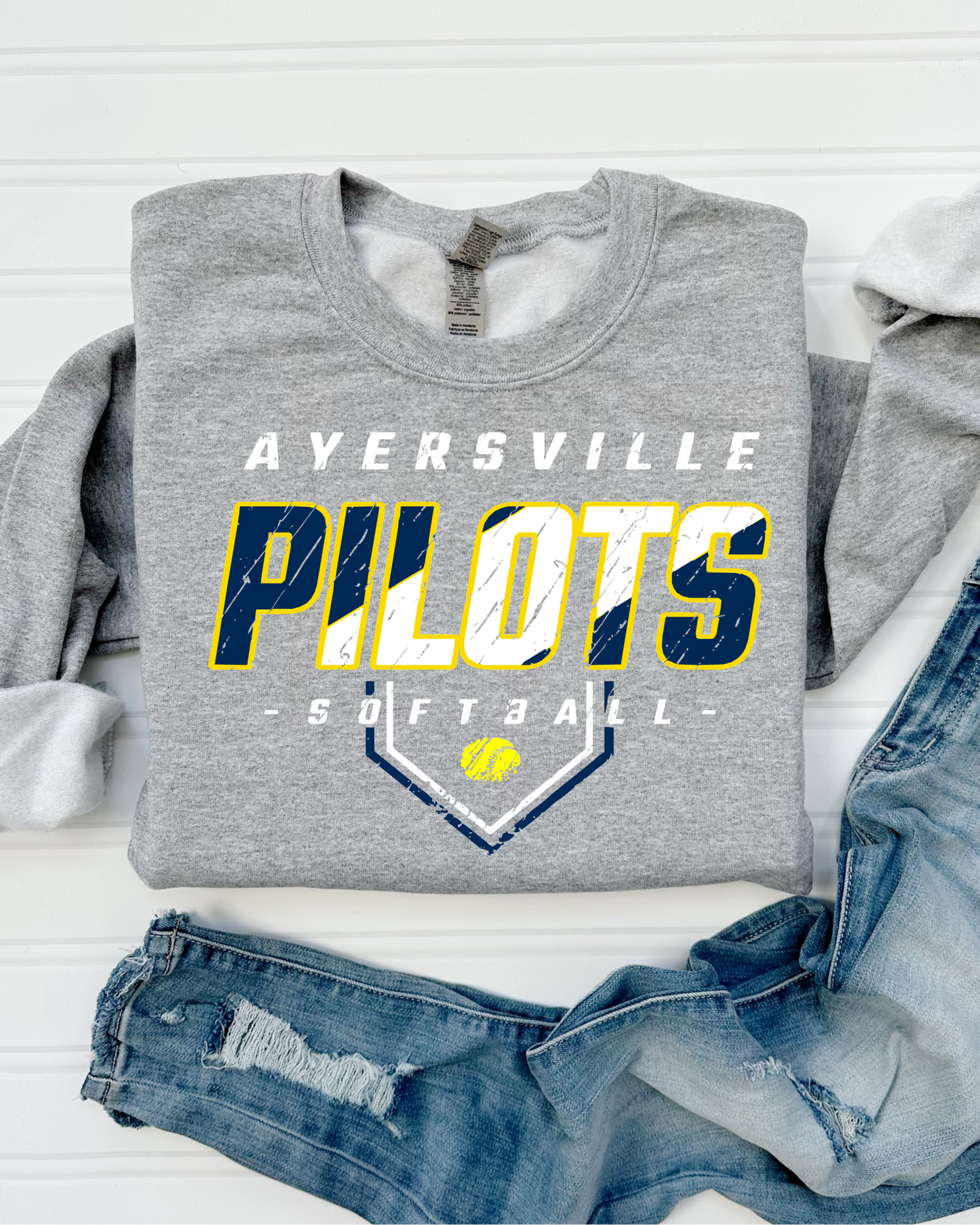 Pilots Softball grey (All Options)