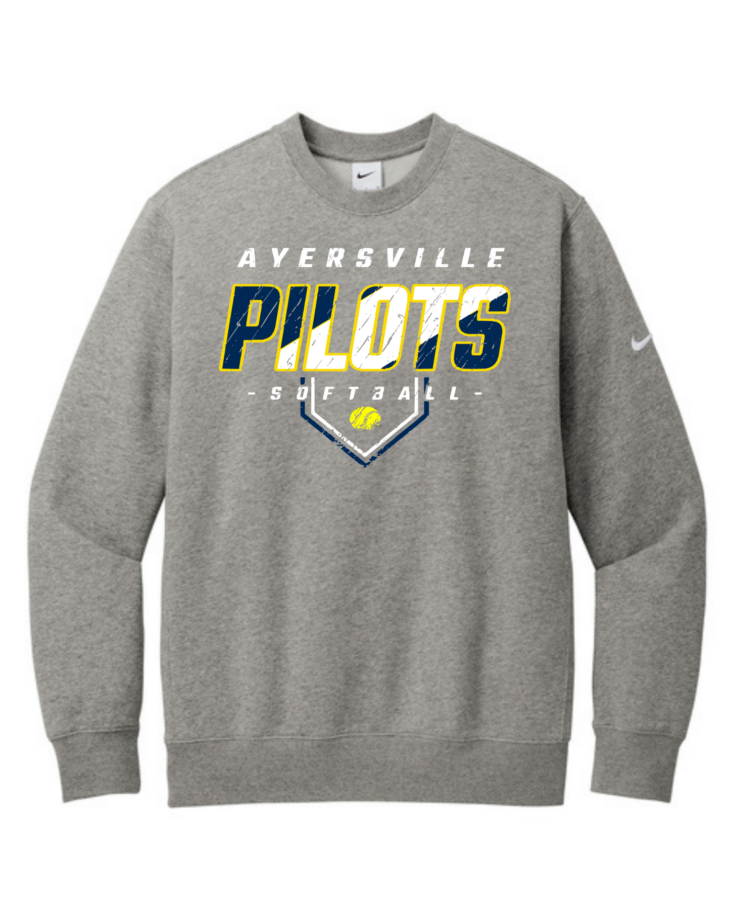 Pilots Softball Nike Club Crew Neck