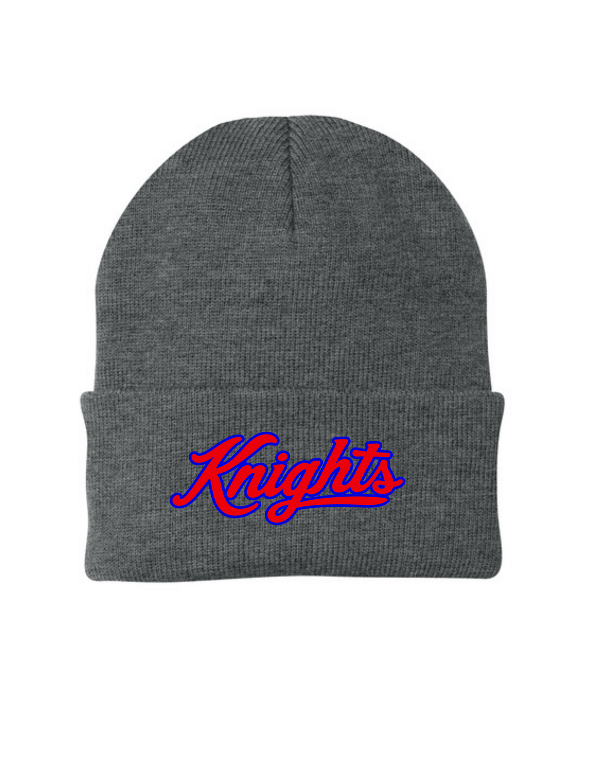 Knights Knit Fold Over Beanie