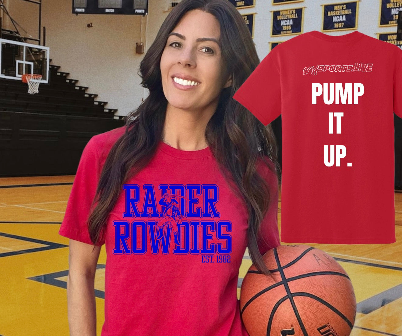 Raider Rowdies: Spirit Tee Sponsored by MYSPORTS.LIVE