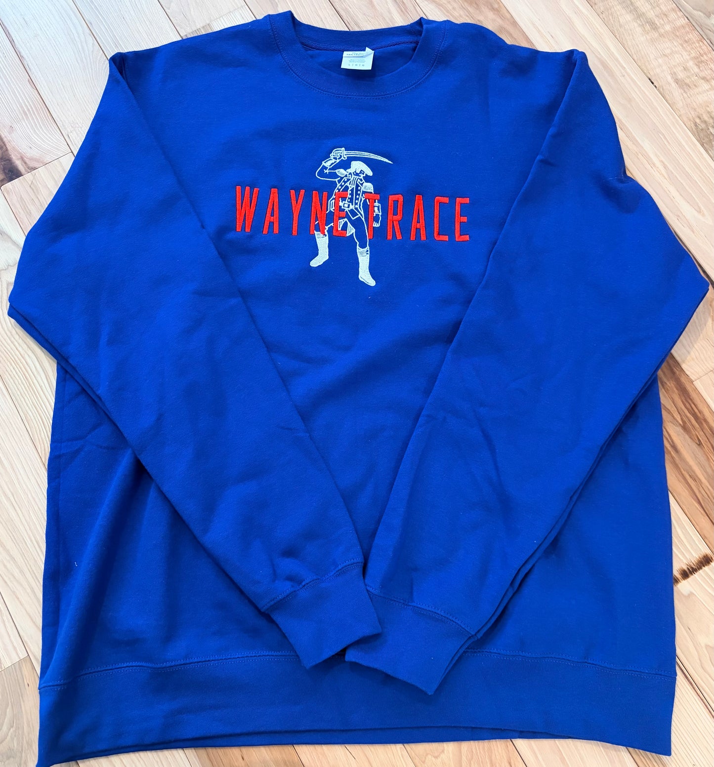 Wayne Trace Raiders Embroidered Crew