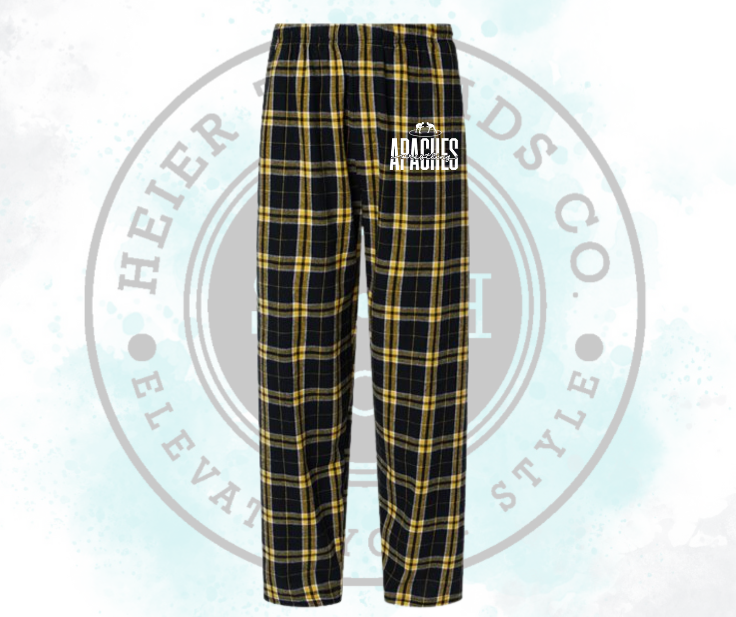 Apache Wrestling Flannel Pants with Pockets