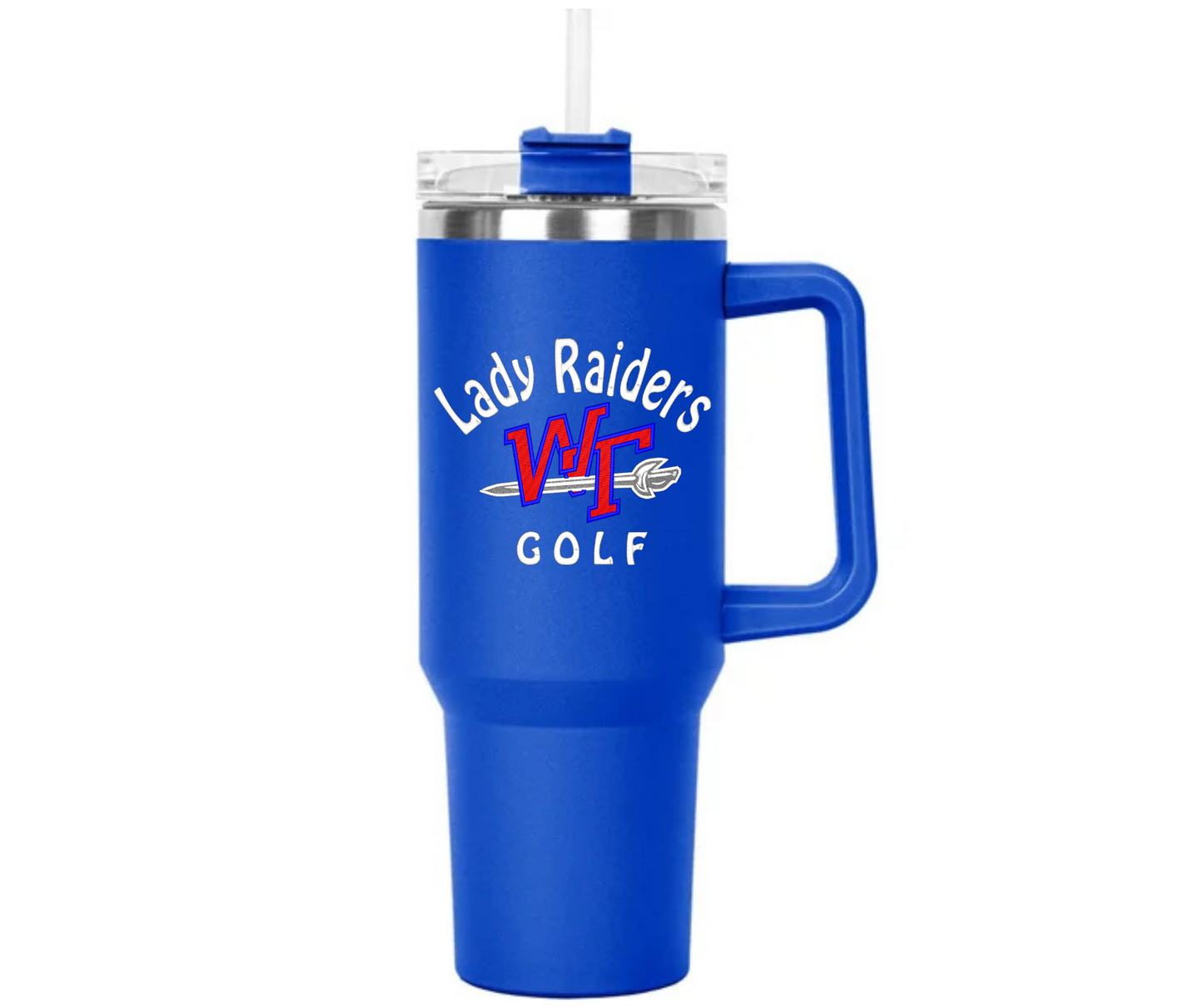 Lady Raiders WT Golf Cup Decal
