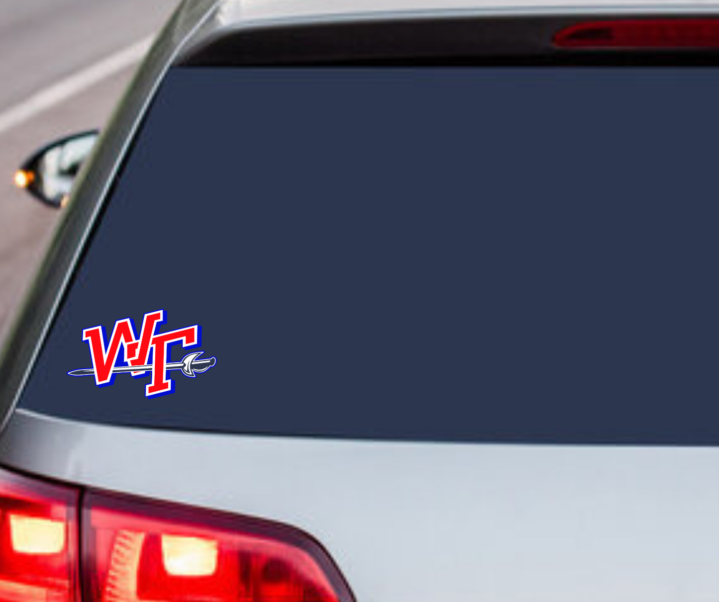 WT Sword Car Decal