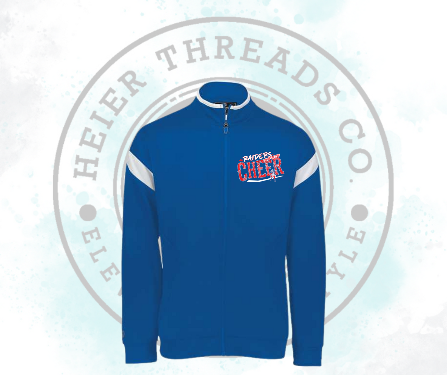 WT Mini Cheer Full-Zip Sports Tek Blue