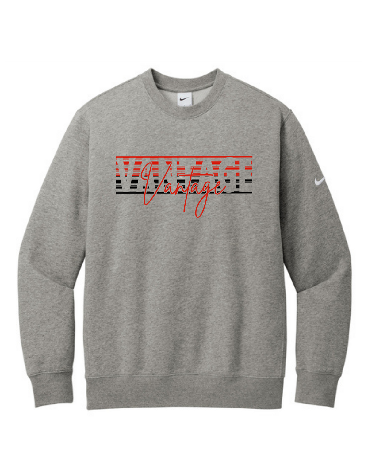 Vantage Nike Club Crew Neck Grey