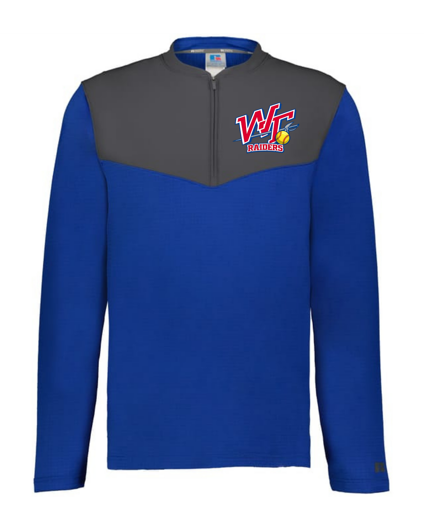 WT Sword Softball Embroidered Russel 1/4 zip