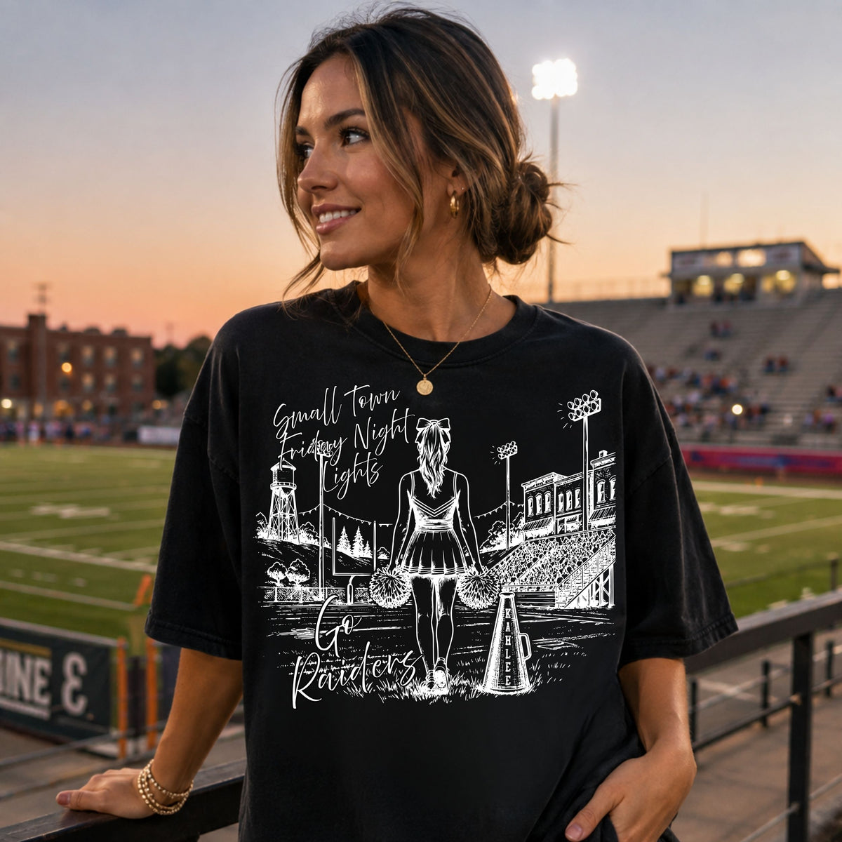 Cheerleader Friday Night Lights Black (All Options)