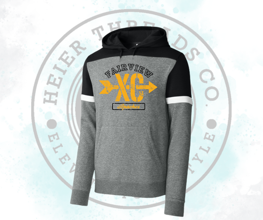 Fairview Cross Country Sport-Tek® Drive Fleece Colorblock Hoodie