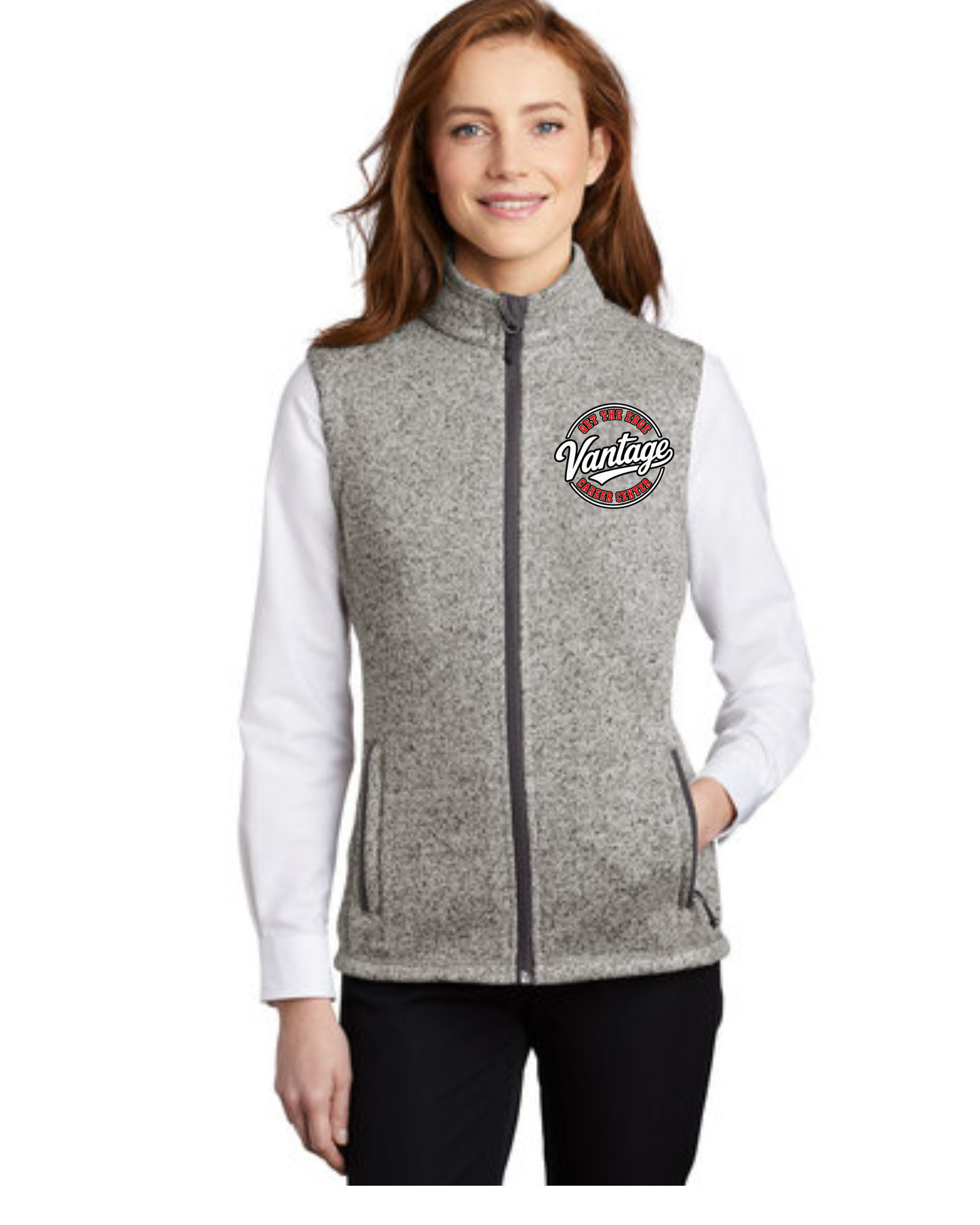 Port Authority ® Women's Sweater Fleece Vest