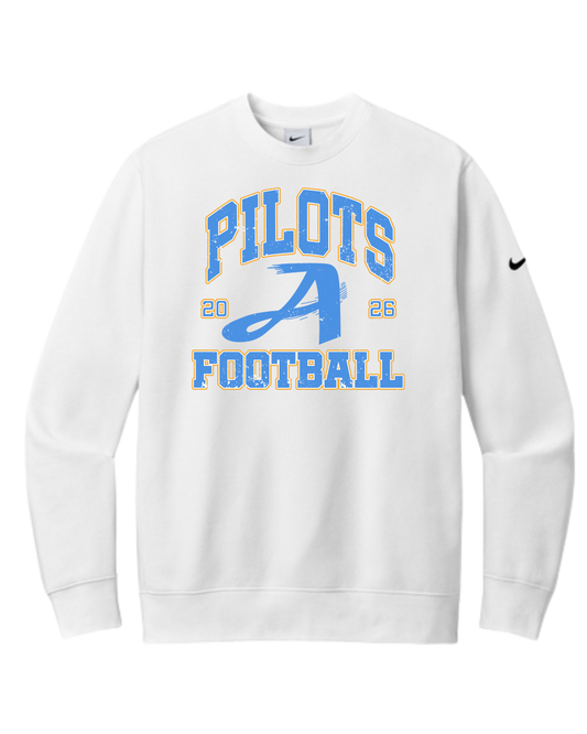 Pilots Football Nike Club Fleece Crew