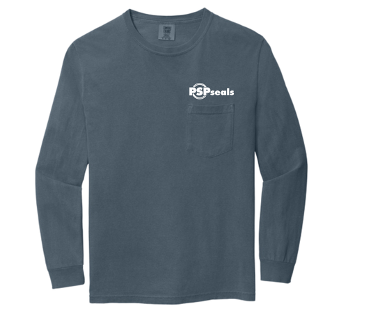 Comfort Colors® Heavyweight Ring Spun Long Sleeve Pocket Tee
