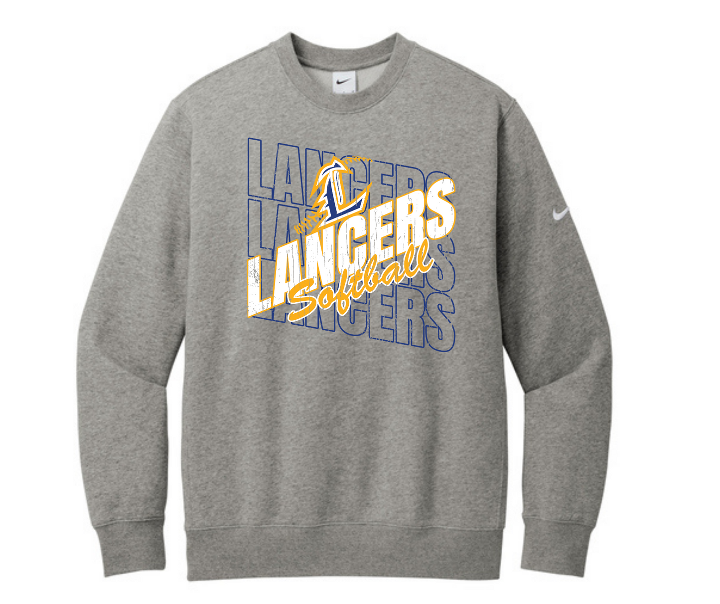 Lancer Softball Nike Club Crew Neck