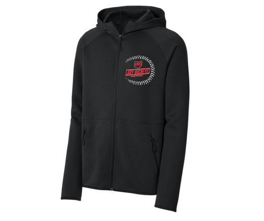 NWO Lady Buckeyes Sport-Tek® Mens Phenom Full-Zip Hoodie Embroidered
