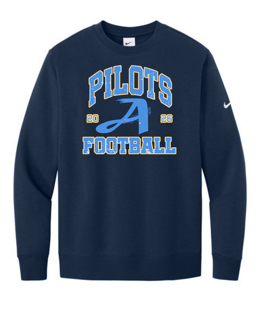 Pilots Football Nike Cub Crewneck
