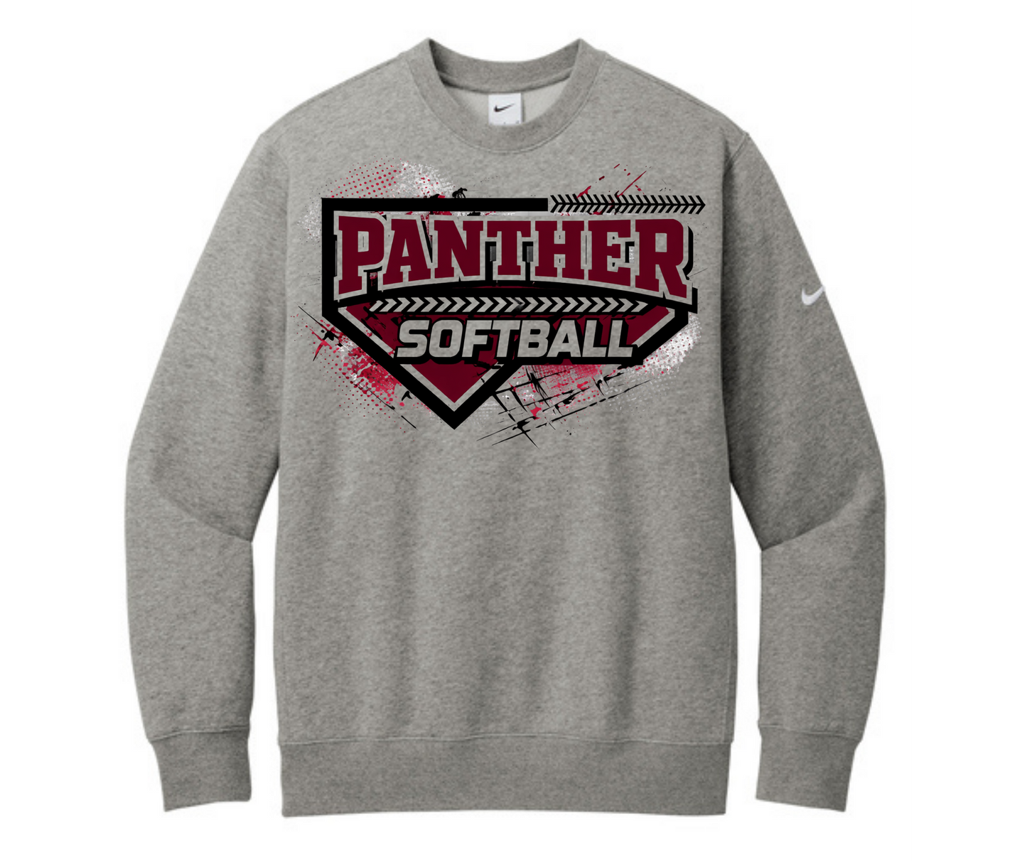Panther Softball Nike Club Crew Neck