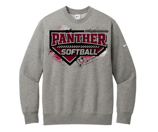 Panther Softball Nike Club Crew Neck