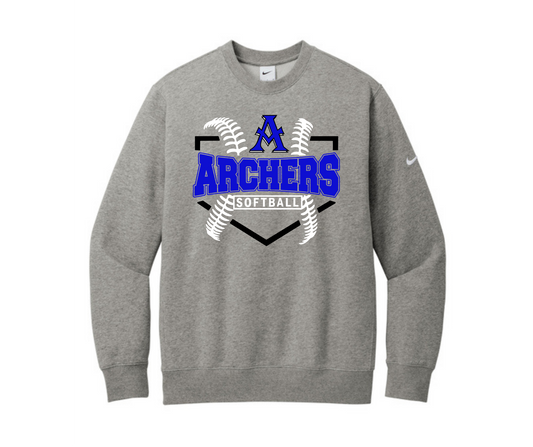 Archer Softball Nike Club Crew Neck