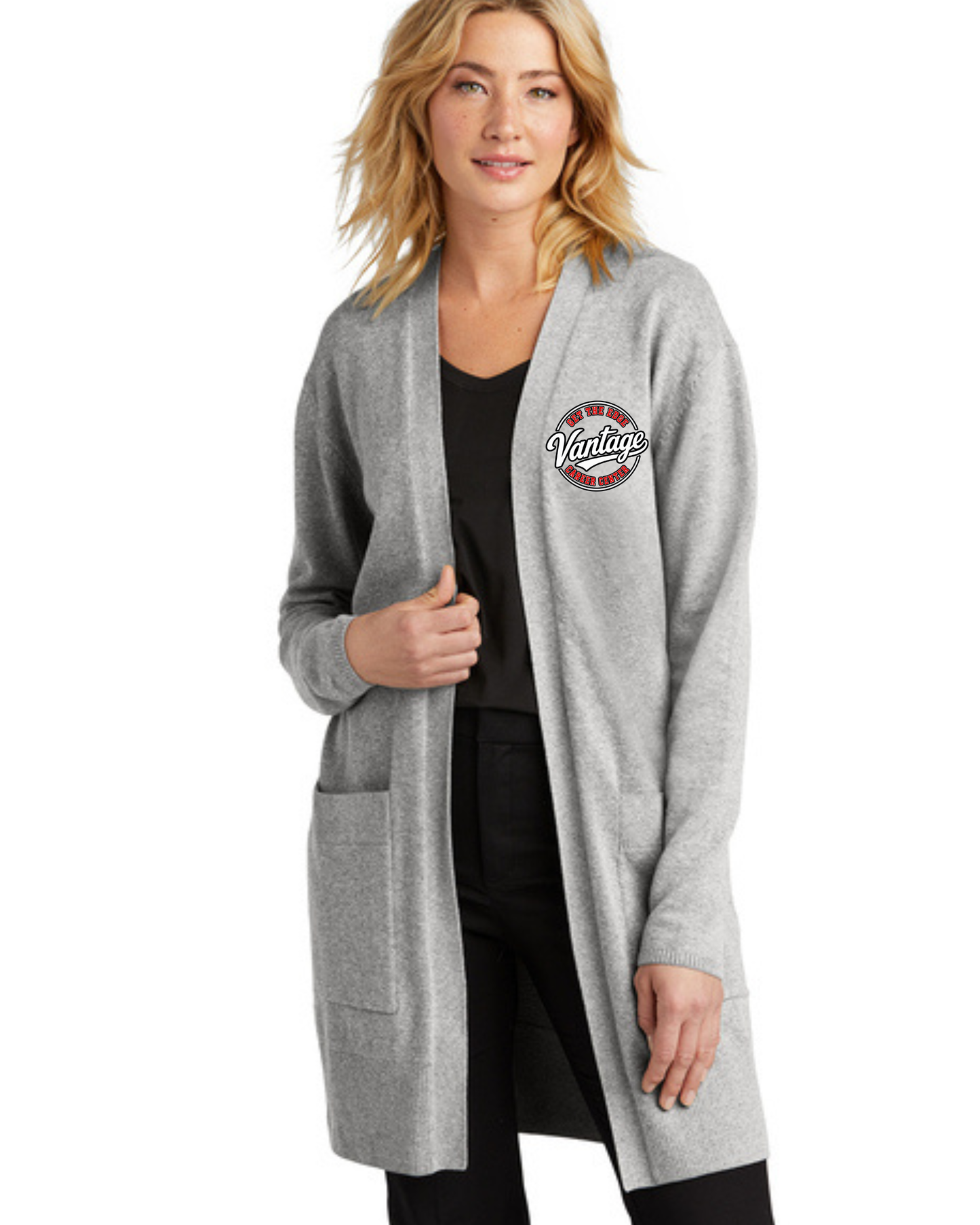 Vantage Cardigan Sweater Grey