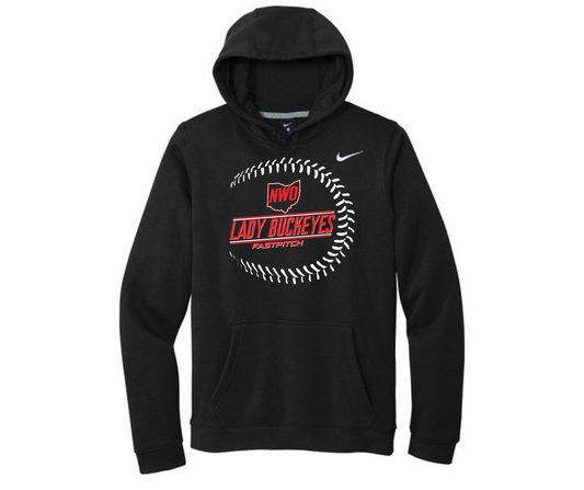 NWO Lady Buckeyes Nike Fleece Club Hoodie