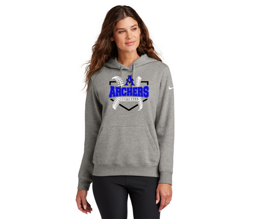 Archer Softball Nike Fleece Club Hoodie