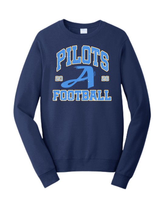 Ayersville Pilots Football Navy (All Options)