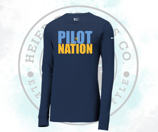 Pilot Nation Nike Dri-Fit Long Sleeve