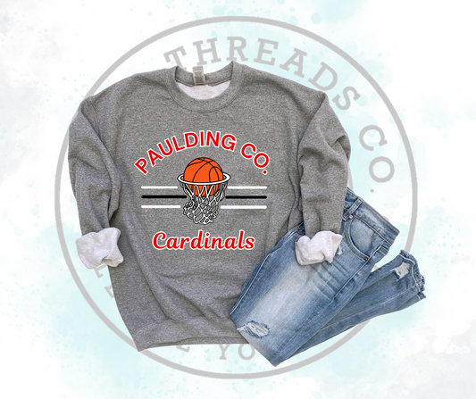 Cardinals Basketball Grey (All Options)