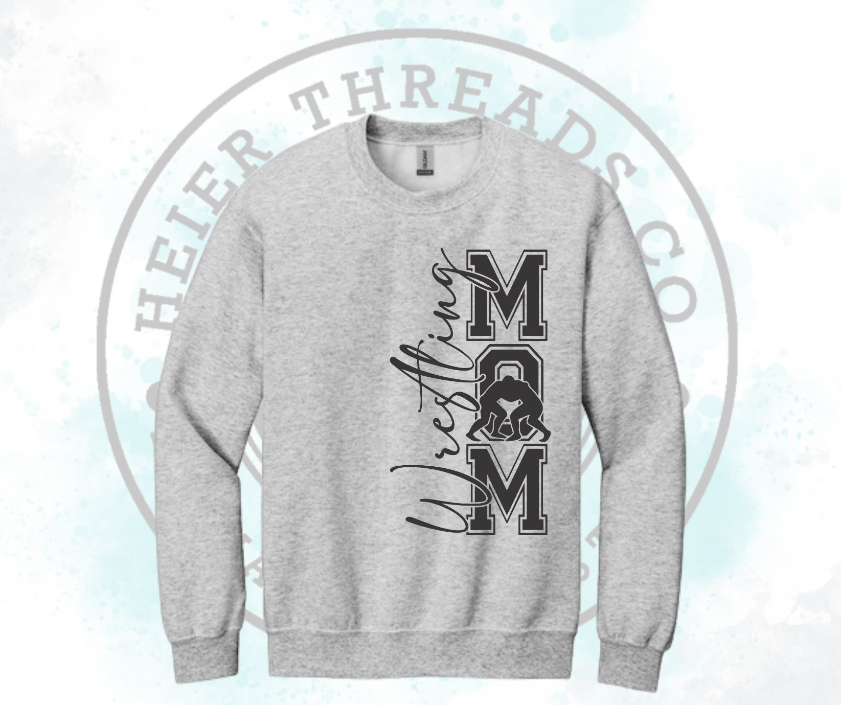 Wrestling Mom Ash Grey (All Options) – Heier Threads