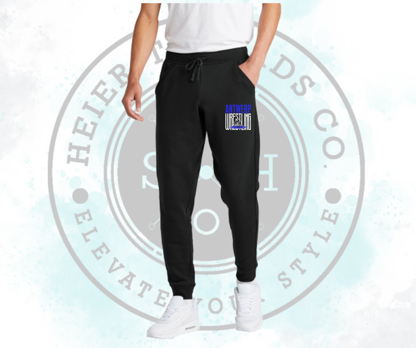 Biddy Wrestling Joggers Black