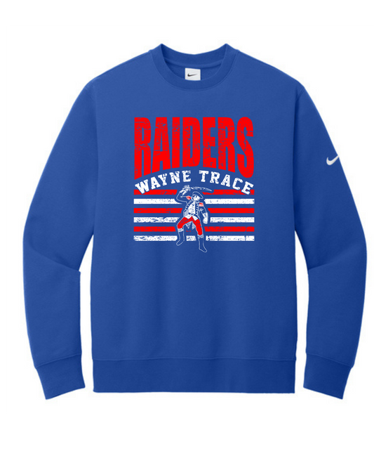 Raiderman Lines Nike Club Crew Neck