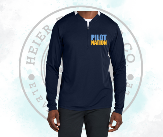 Pilot Nation Sport-Tek® Club 1/4-Zip Pullover