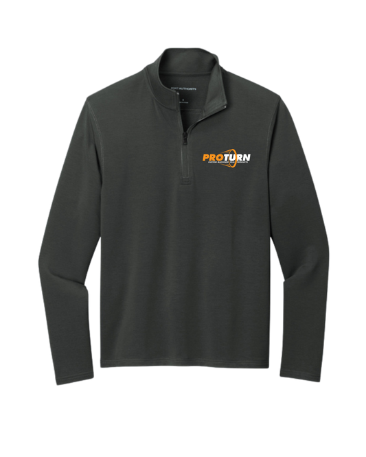 Proturn Port Authority® Microterry 1/4-Zip Pullover